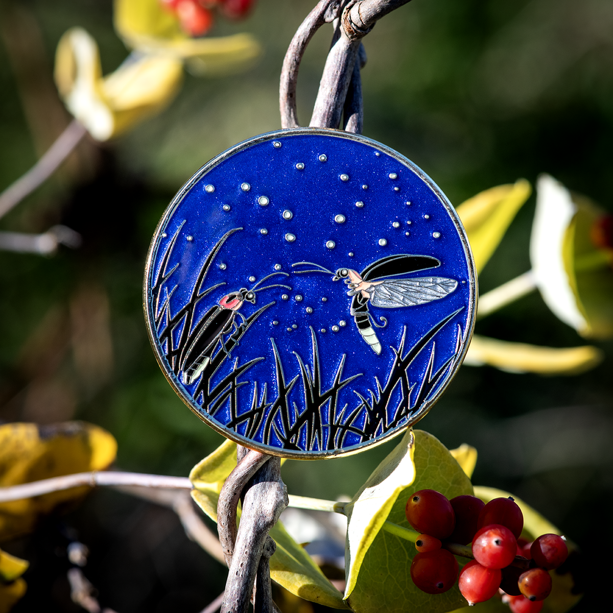 Firefly Pair Enamel Pin