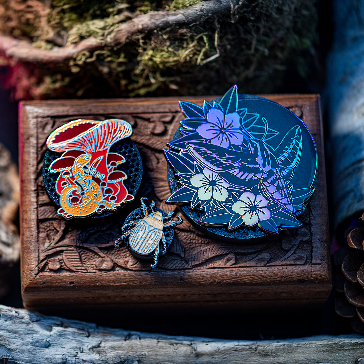 Pin Tokens for Tabletop Gaming by The Roving House