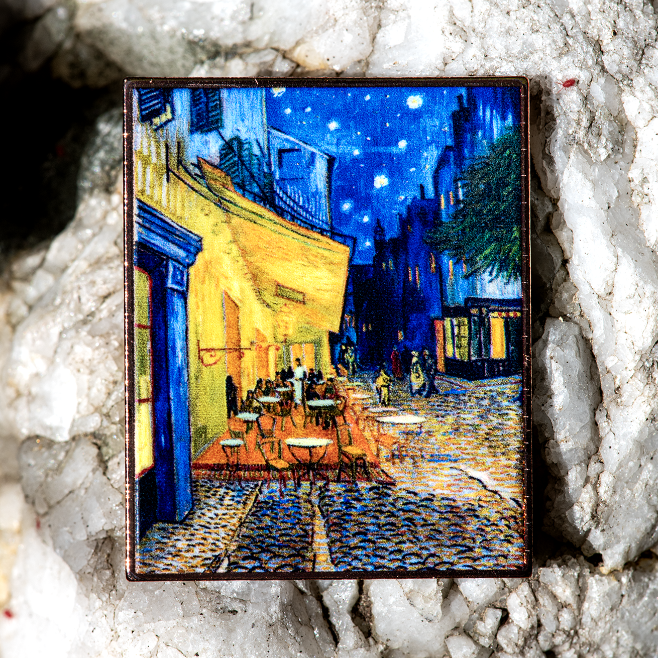 Van Gogh "Café Terrace at Night" Enamel Pin