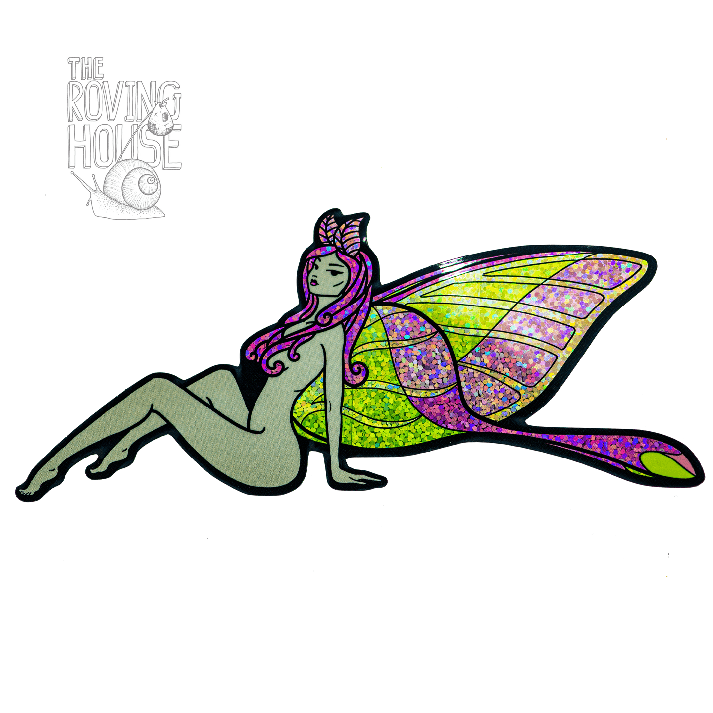 Luna Fairy Moth Sticker