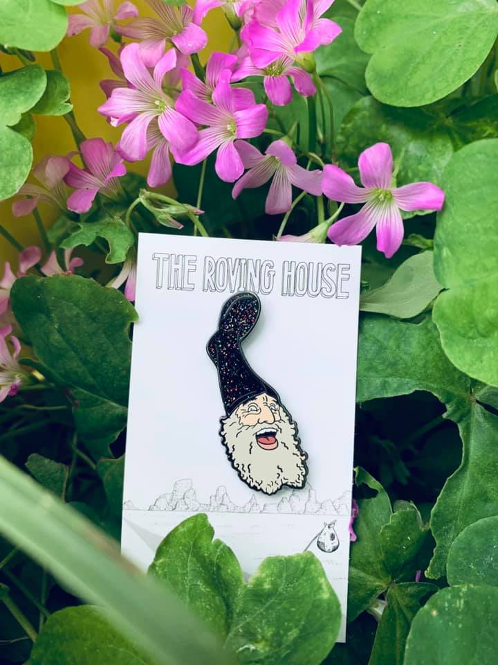 Vermin Supreme Glitter Enamel Pin