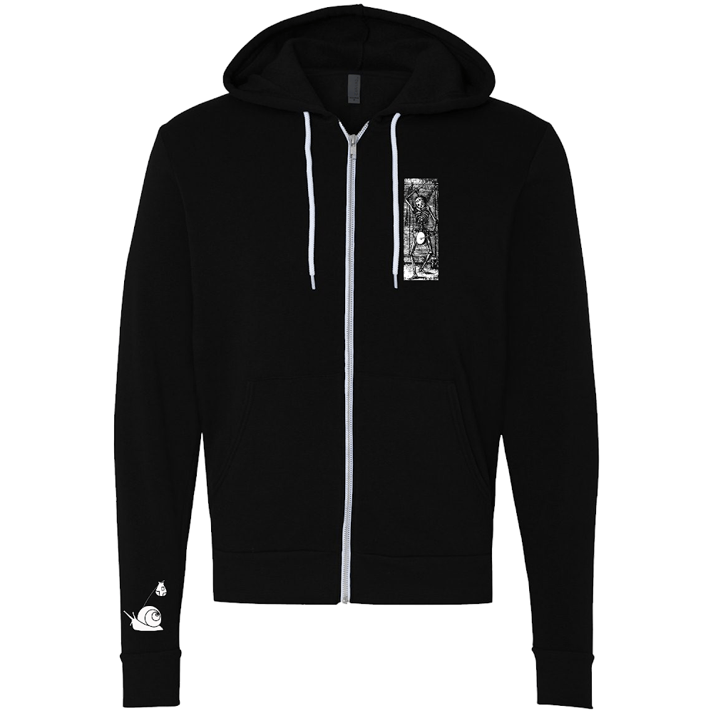 Danse Macabre Zip Hooded Sweatshirt by The Roving House