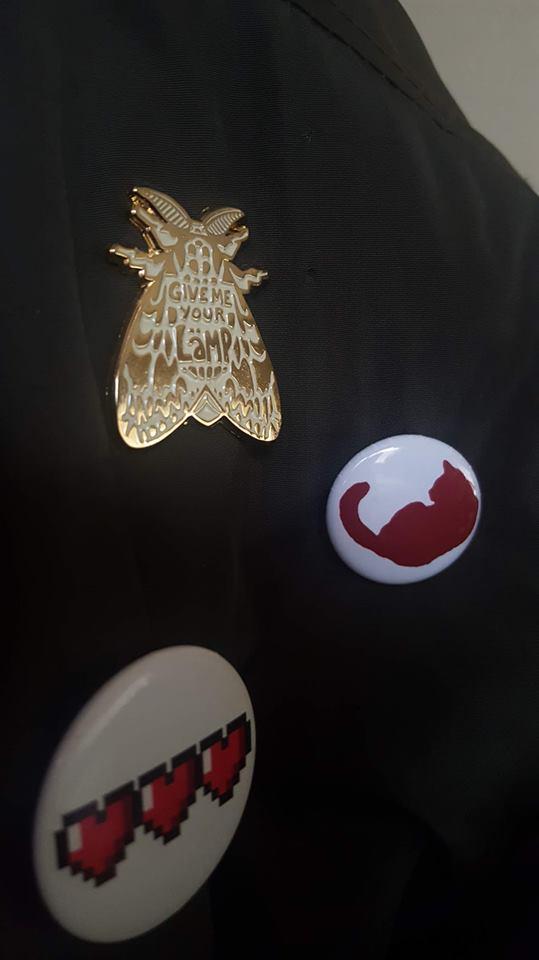 Give Me Your Moth Memes Enamel Pin