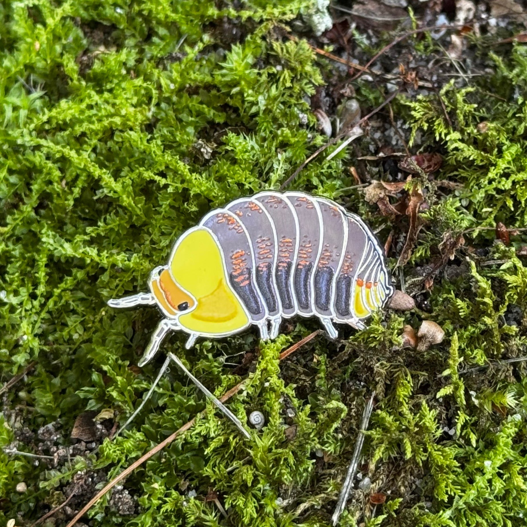 Rubber Ducky Isopod Enamel Pin
