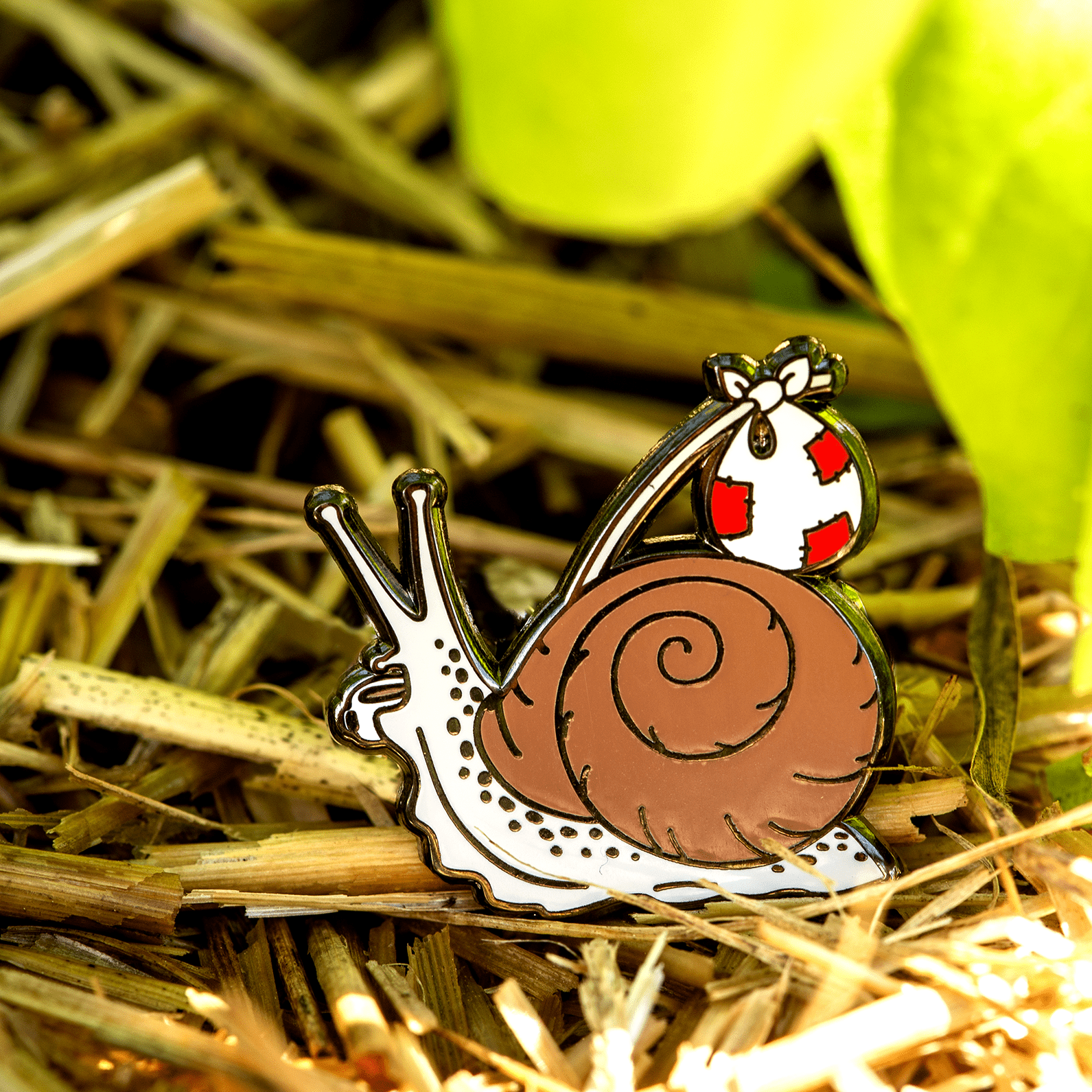 Rover the Snail Coffee Club Enamel Pin by The Roving House