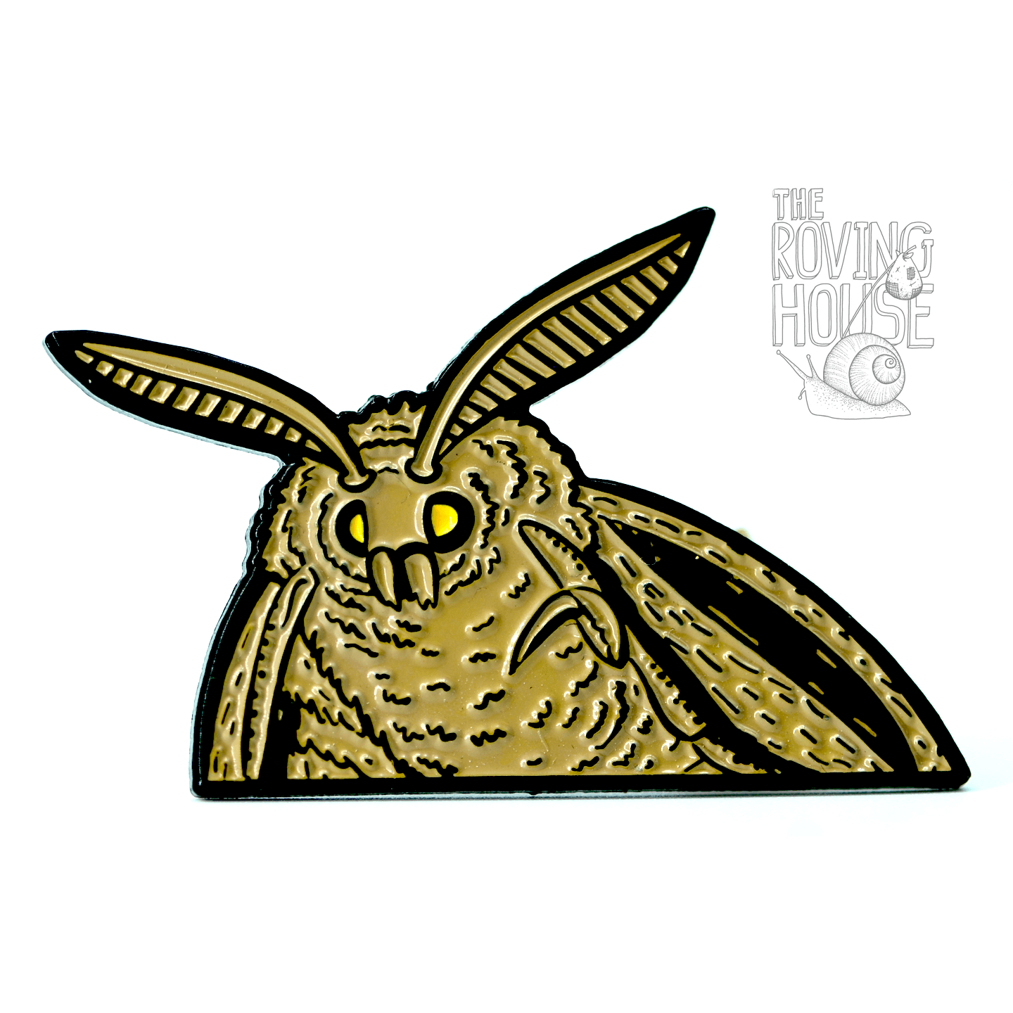 The Moth Meme Enamel Pin