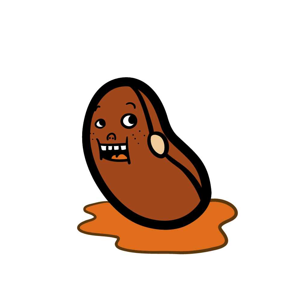 Billy the Kidney Bean Sticker