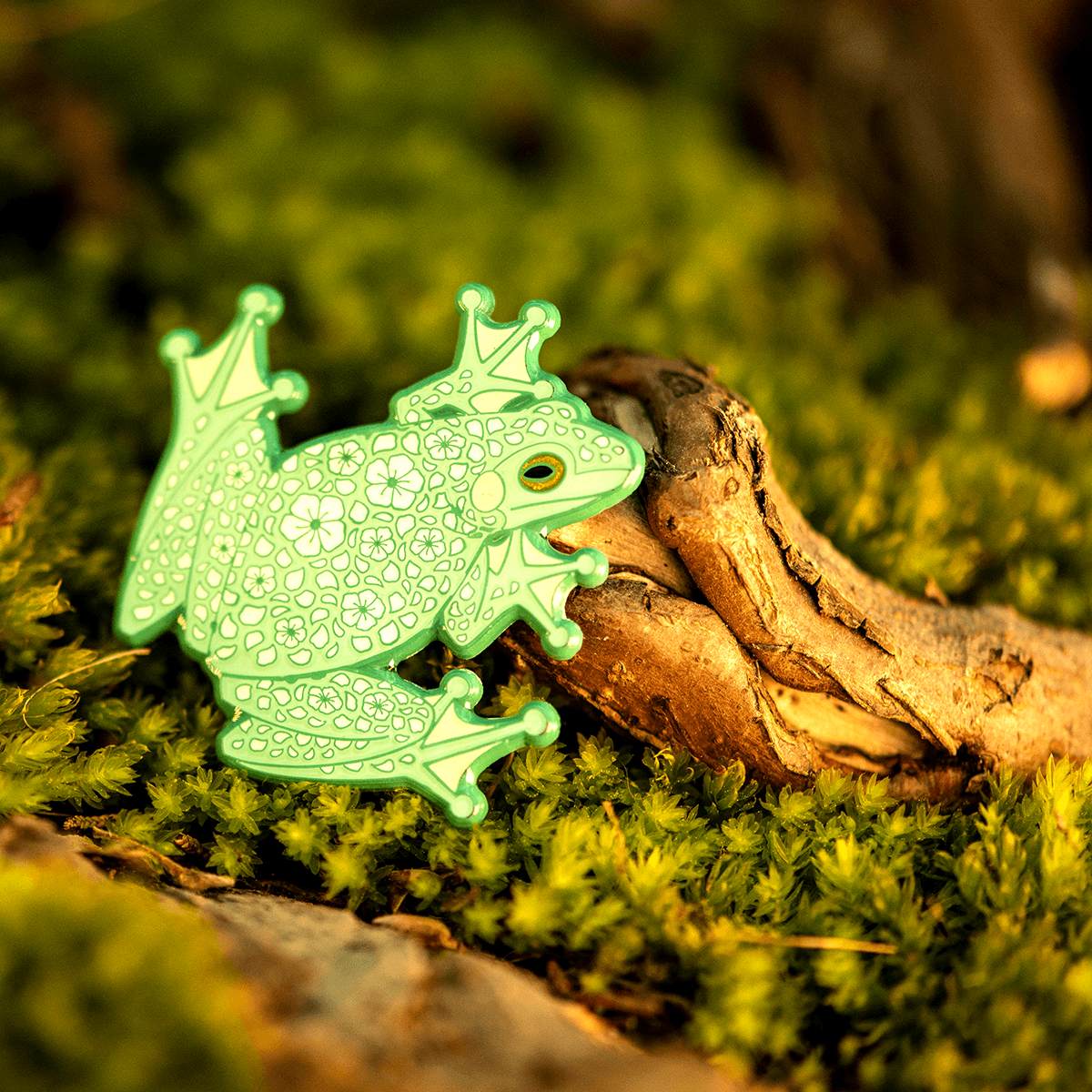 Spring Peeper Frog Pin - Limited Edition by The Roving House