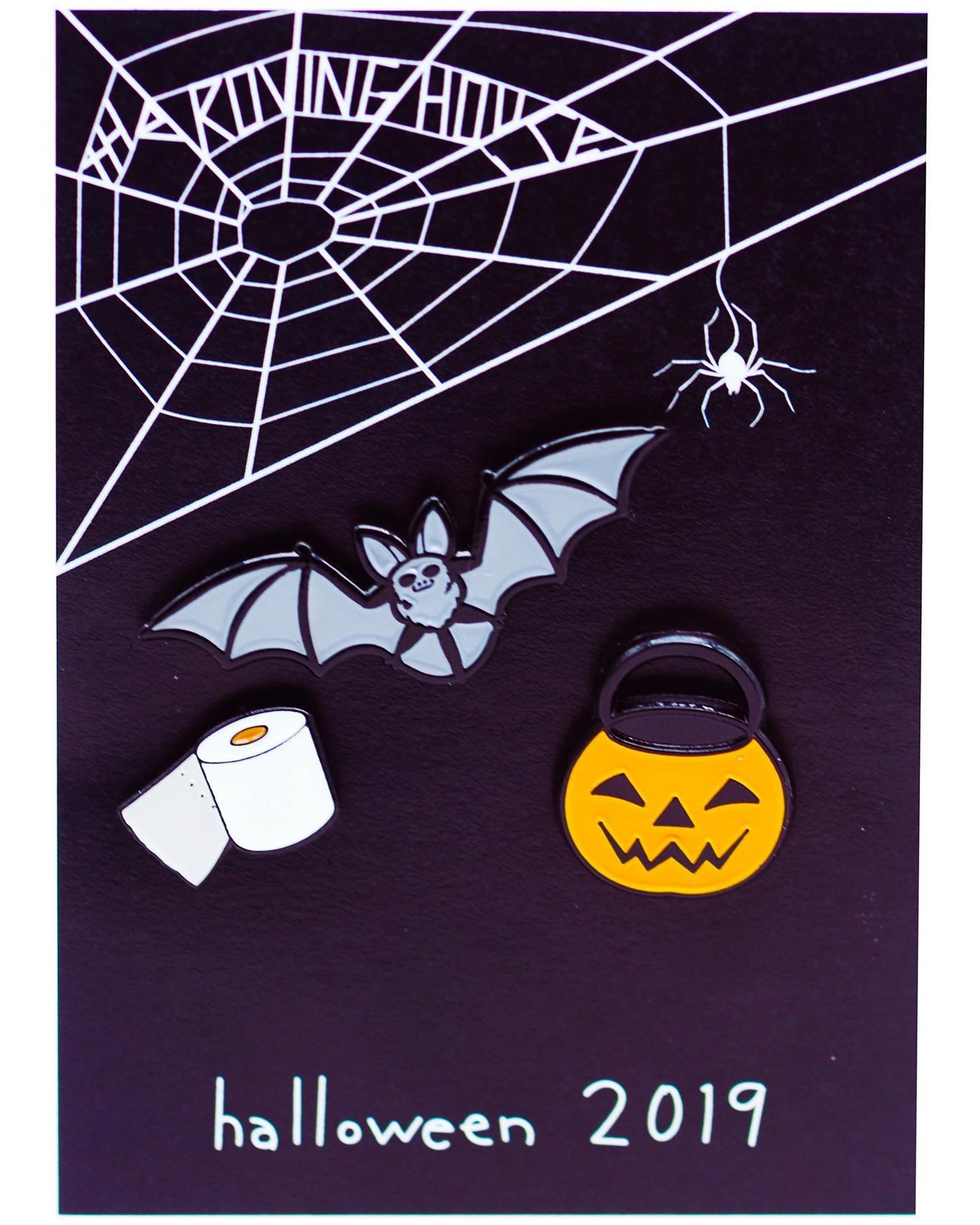 Trick or Treat Enamel Pin Set