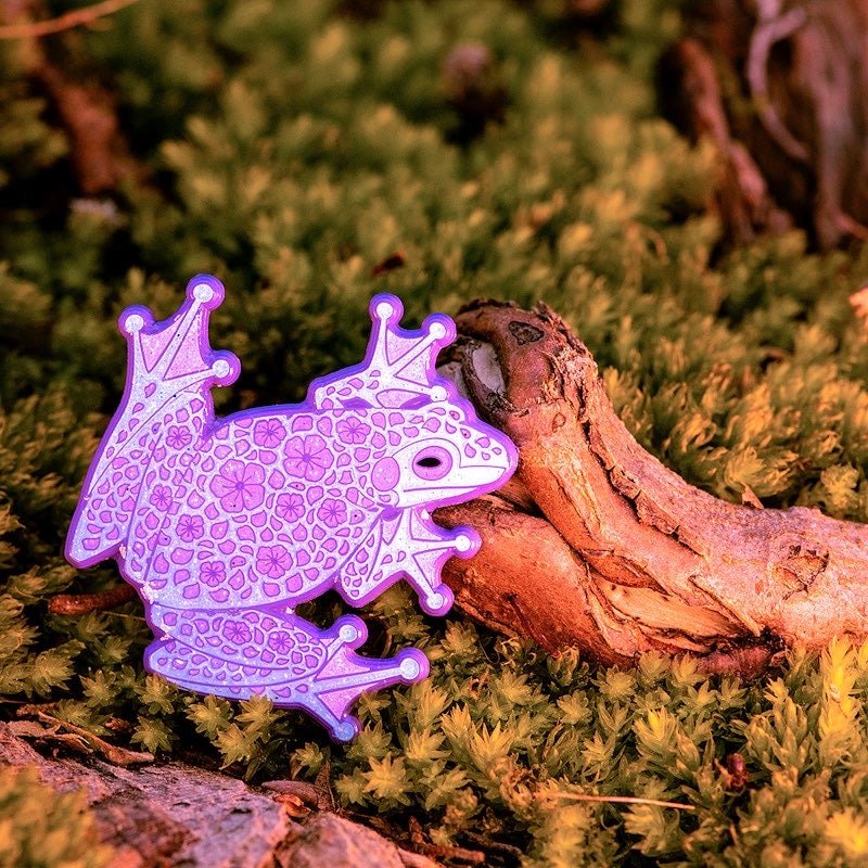 Spring Peeper Frog Pin - Limited Edition by The Roving House