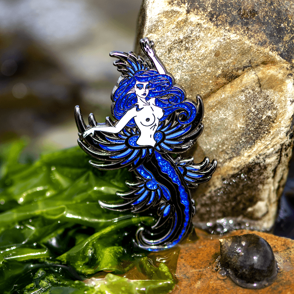 Margarey Nudibranch Sea Fairy Pin by The Roving House