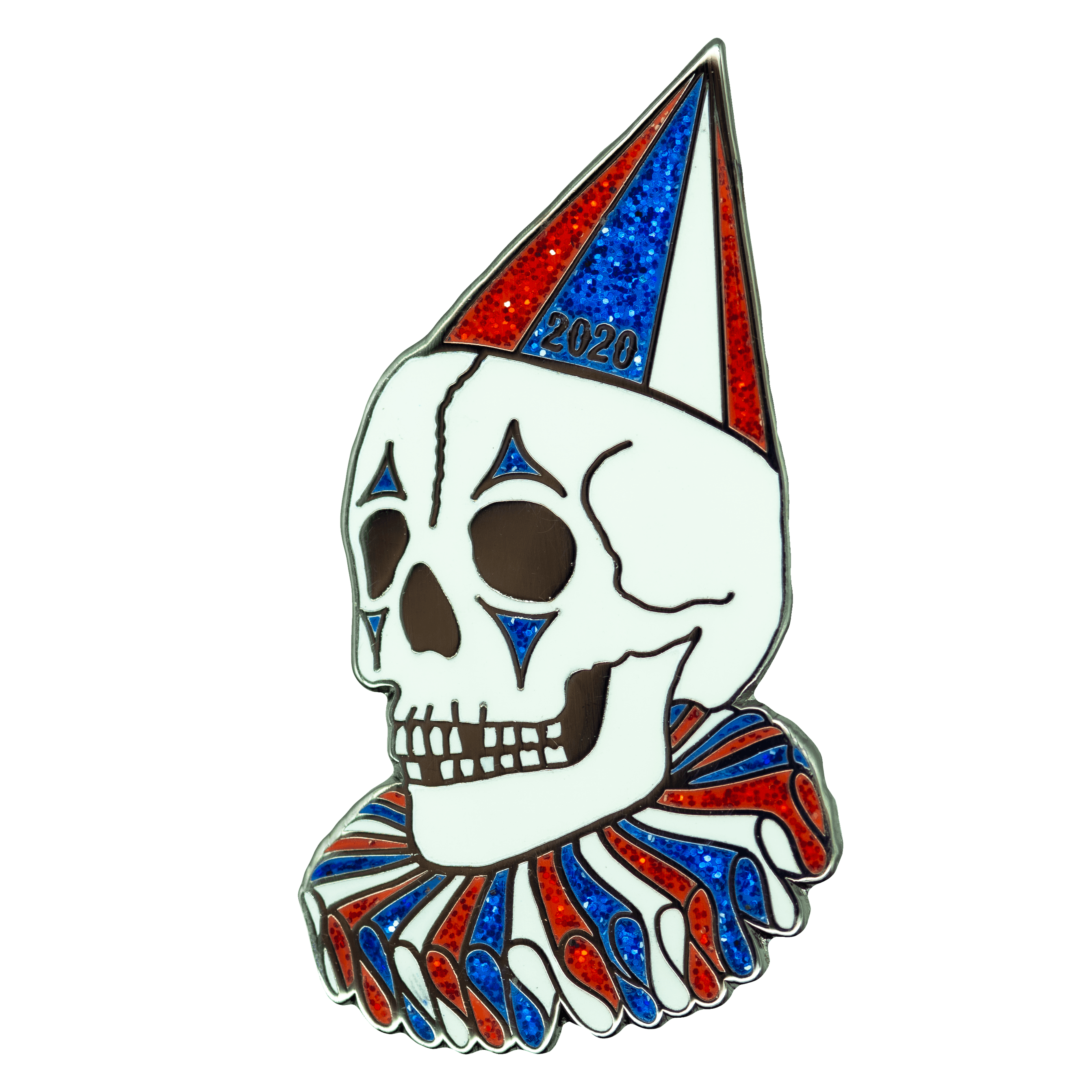 Clown Skull 2 Pin