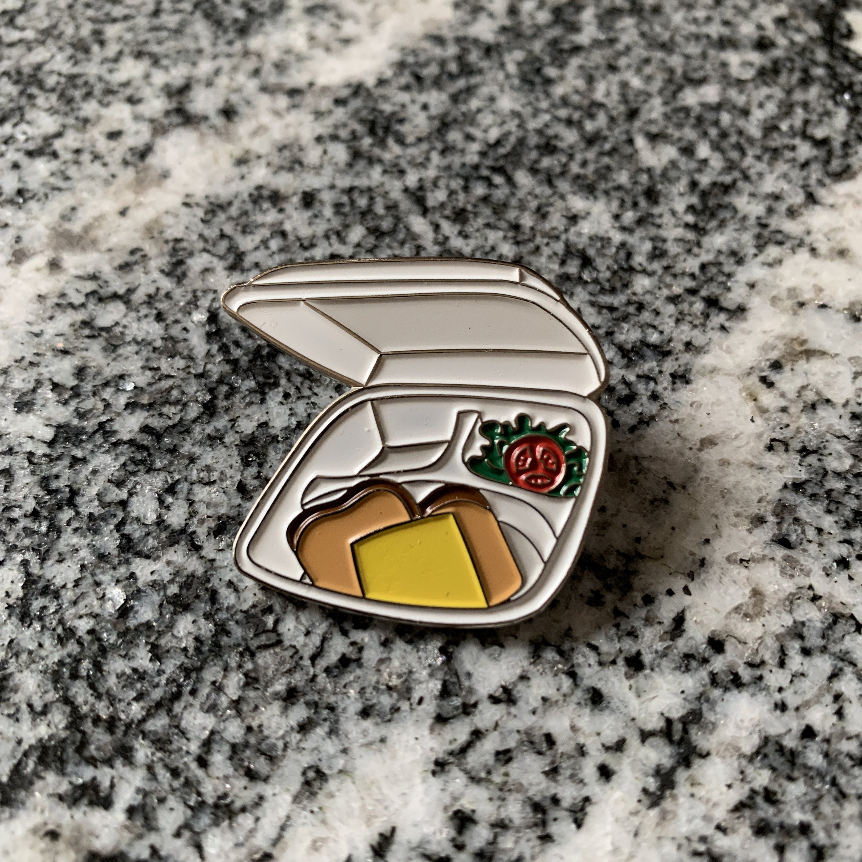 The Cheese Sandwich enamel pin