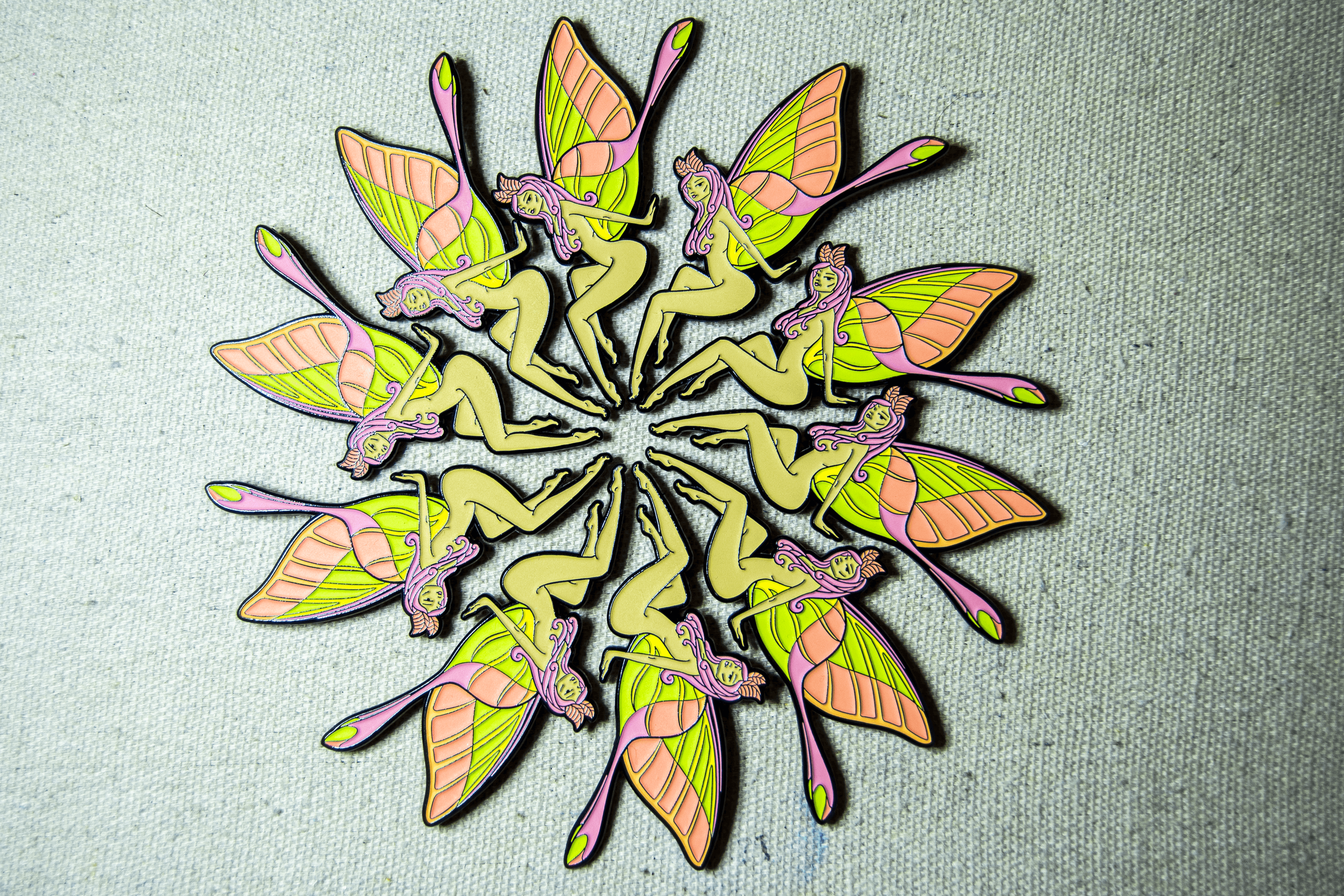 Luna Moth Fairy Pin