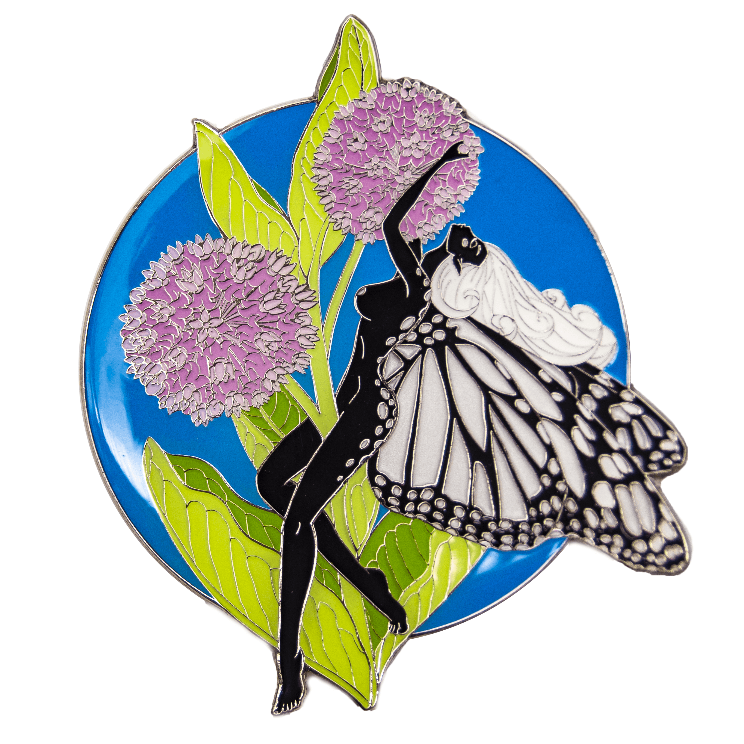 Queen Dana Monarch Fairy Pin by The Roving House