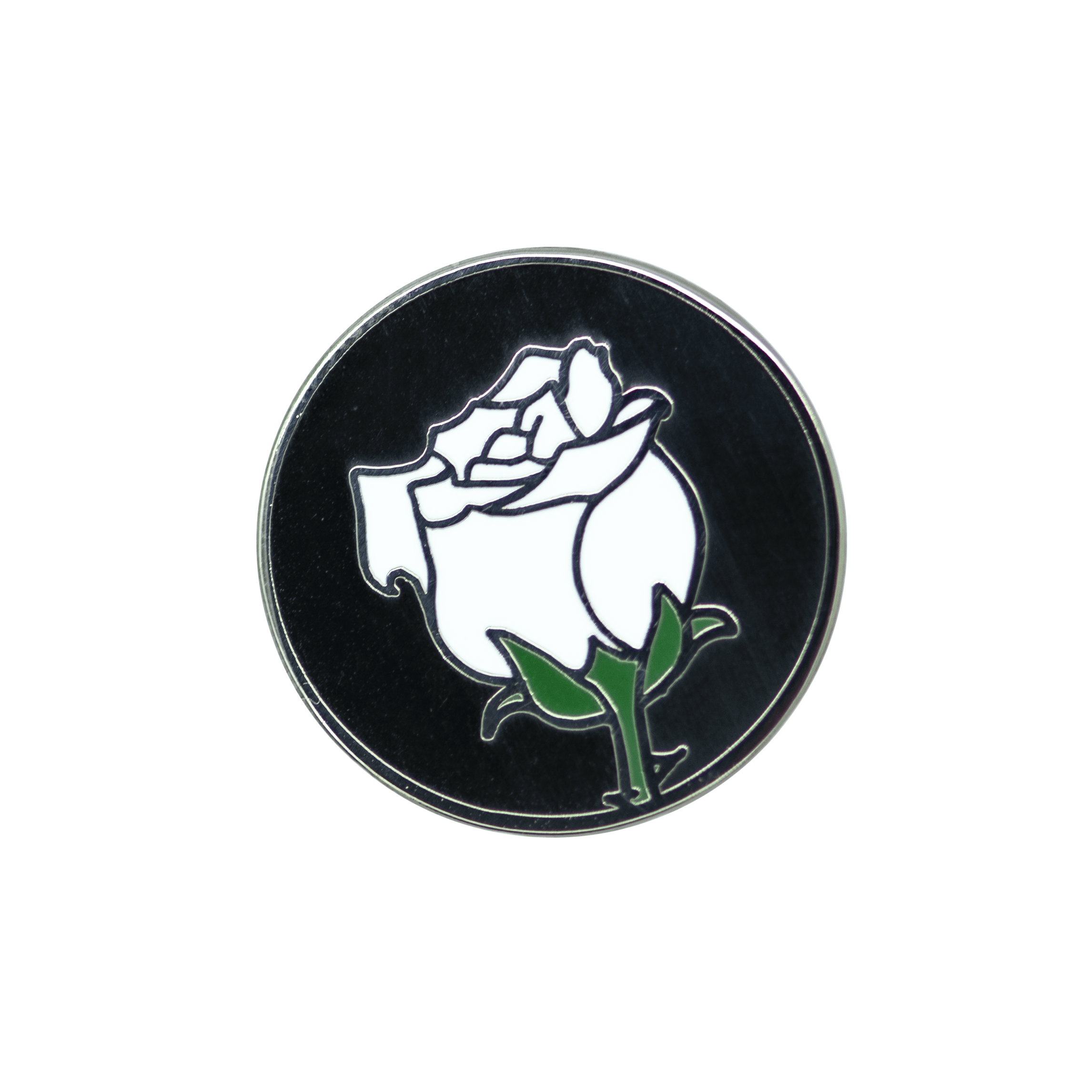 Winter Rose Enamel Pin